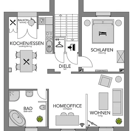 Secret Hideaways Boho Artstudio Mit Smarthome Nahe City L Messe L Hbf Duisburg Zewnętrze zdjęcie